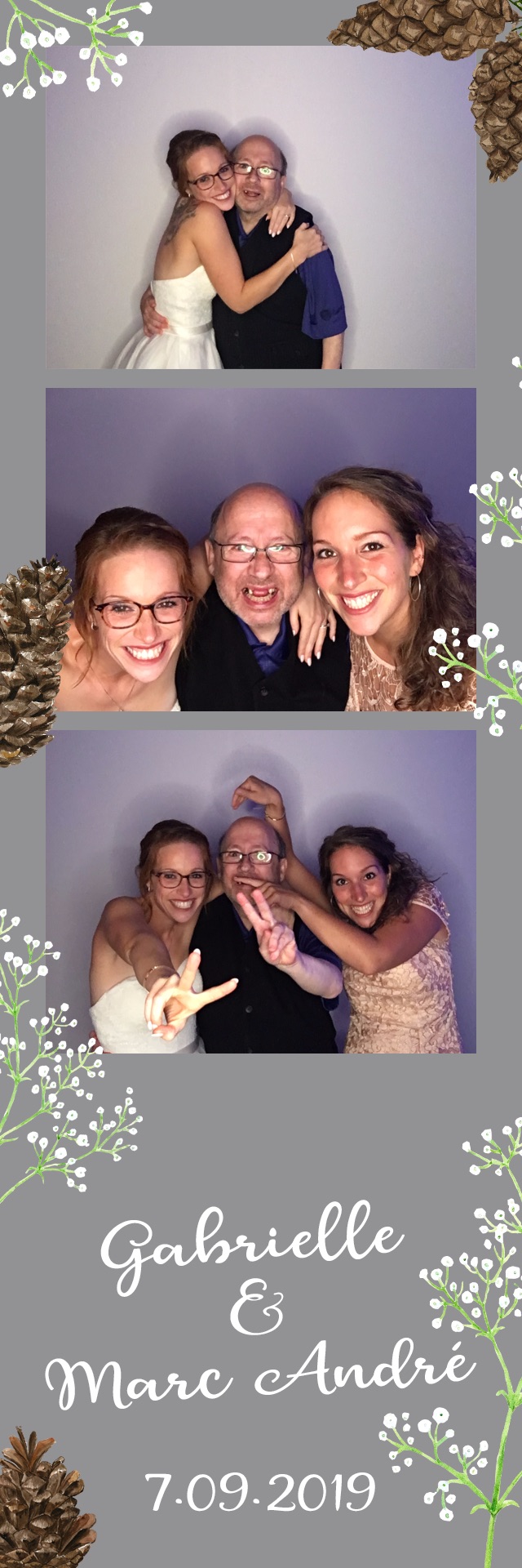 Mariage de Gabrielle et Marc-André | View more photos from the event at album.pbooth.red/u/Photobooth-RED/Mariage-de-Gabrielle-et-Marc-André